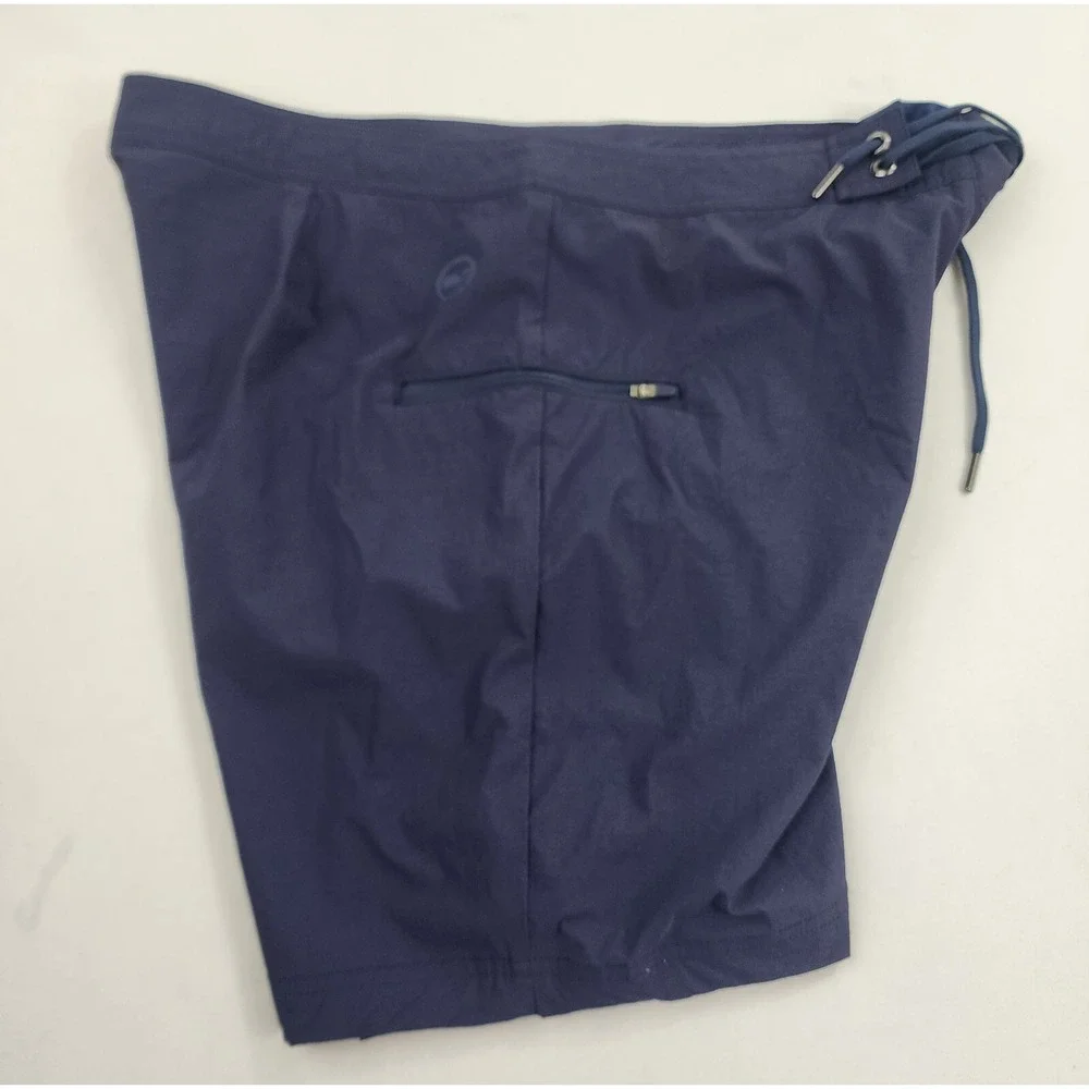 Vineyard Vines Performance VV98 swim trunks shorts W 32 navy pocket zip $98 mens